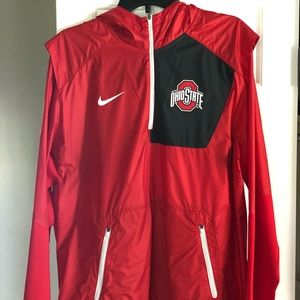 Nike Ohio State Men’s 1/4 zip hooded pullover
